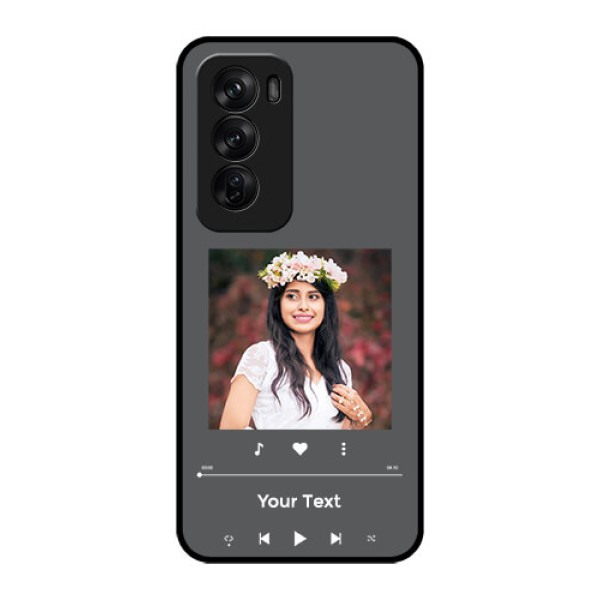 Oppo Reno 12 Pro 5G Custom Glass Phone CasePlay The Music Design