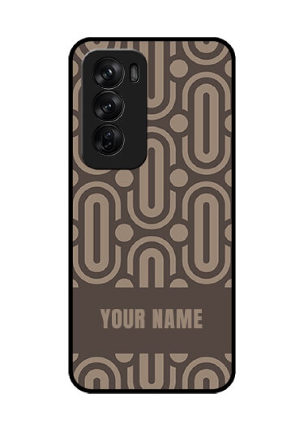 Oppo Reno 12 Pro 5G Custom Glass Phone CaseCaptivating Zero Pattern Design