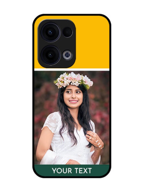 Custom Reno 13 5G Custom Glass Phone Case - Love You Design