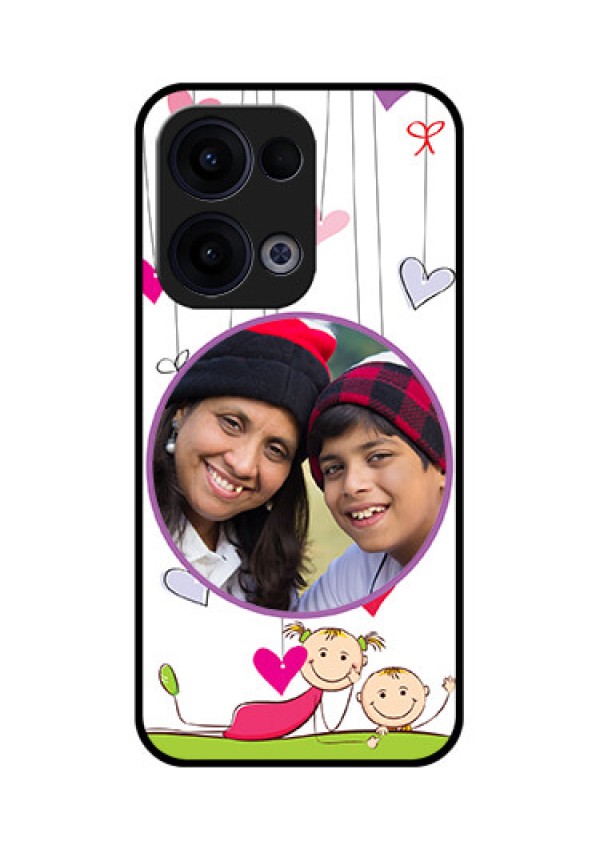 Reno 13 5G Custom Glass Phone Case - Cute Kids Phone Case Design