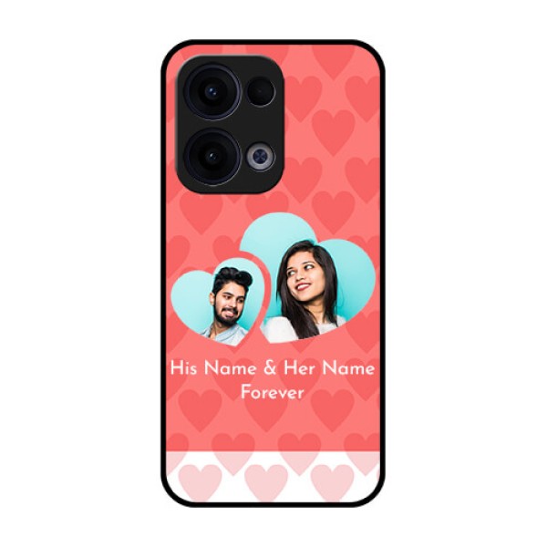 Reno 13 5G Custom Glass Phone Case - Couple Pic Upload Design Reno 13 5G Custom Glass Phone Case - Couple Pic Upload Design