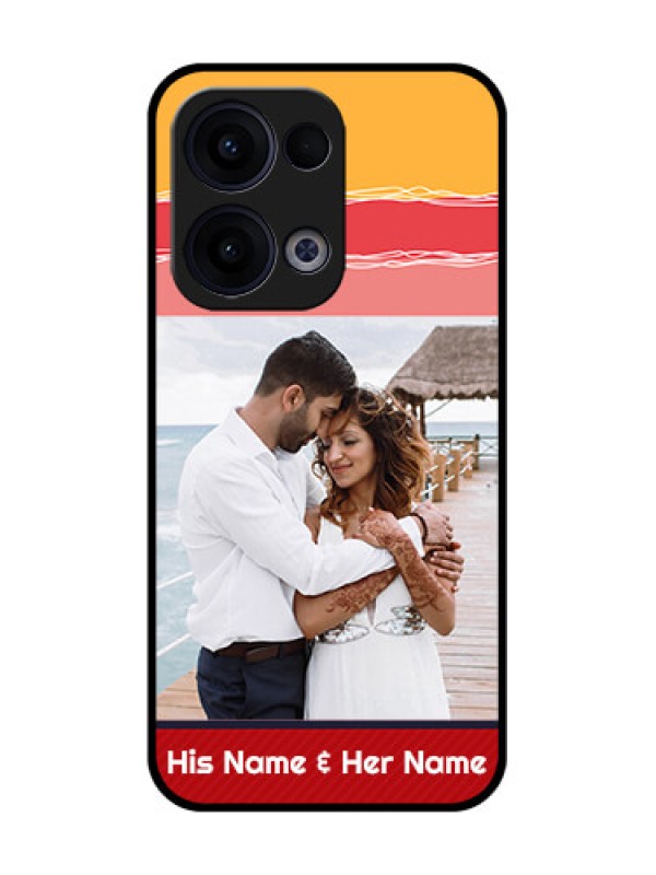 Custom Reno 13 5G Custom Glass Phone Case - Colorful Case Design