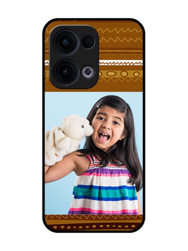 Custom Reno 13 5G Custom Glass Phone Case - Friends Picture Upload Design