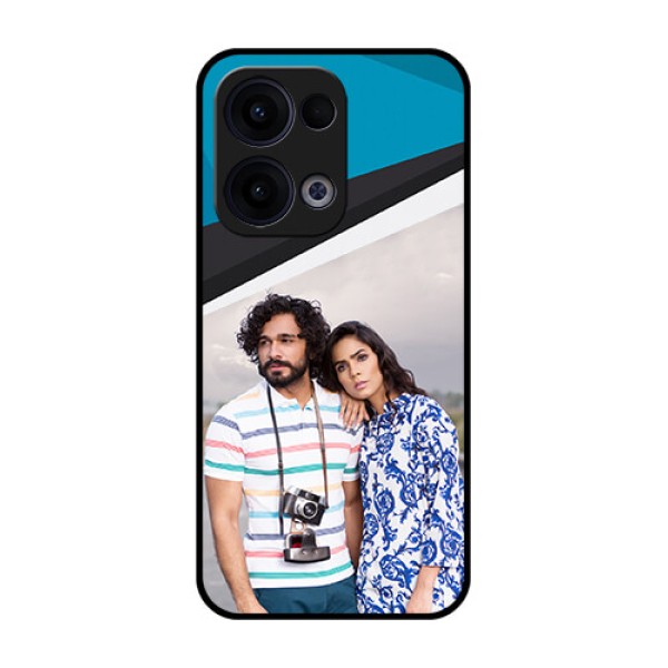 Reno 13 5G Custom Glass Phone Case - Simple Pattern Photo Upload Design Reno 13 5G Custom Glass Phone Case - Simple Pattern Photo Upload Design