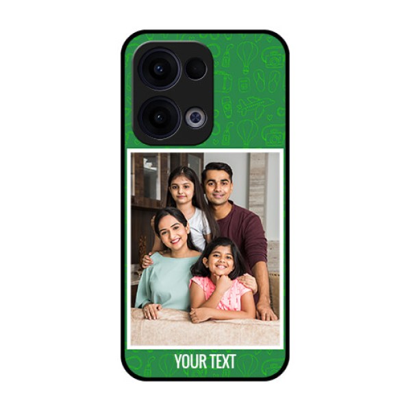 Reno 13 5G Custom Glass Phone Case - Picture Upload Design
