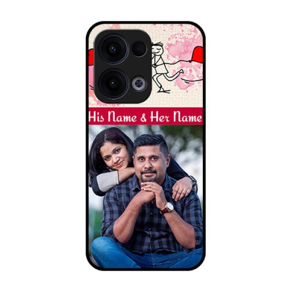 Reno 13 5G Custom Glass Phone Case - You And Me Case Design Reno 13 5G Custom Glass Phone Case - You And Me Case Design