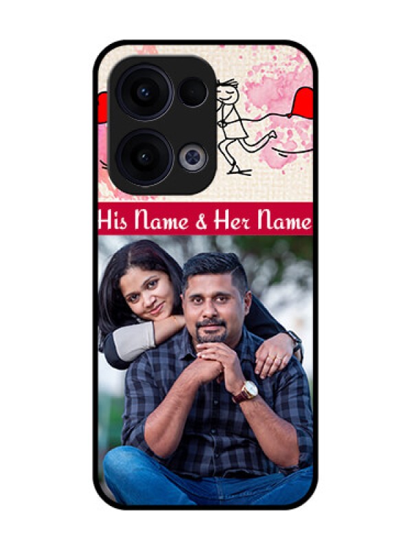 Custom Reno 13 5G Custom Glass Phone Case - You And Me Case Design