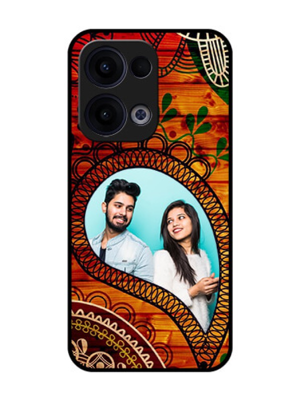 Custom Reno 13 5G Custom Glass Phone Case - Abstract Colorful Design