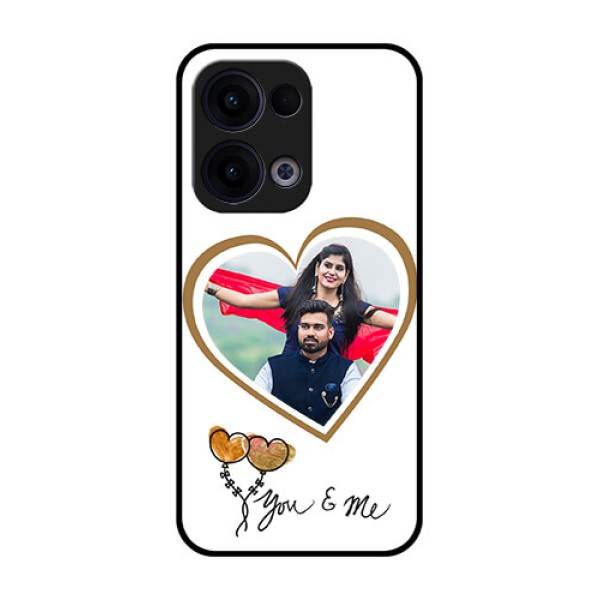 Reno 13 5G Custom Glass Phone Case - You and Me Design
