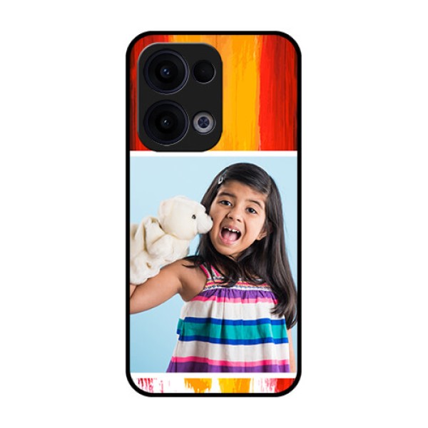 Reno 13 5G Custom Glass Phone Case - Multi Color Design