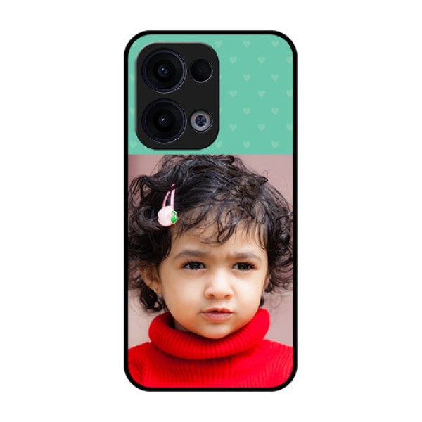 Reno 13 5G Custom Glass Phone Case - Lovers Picture Design