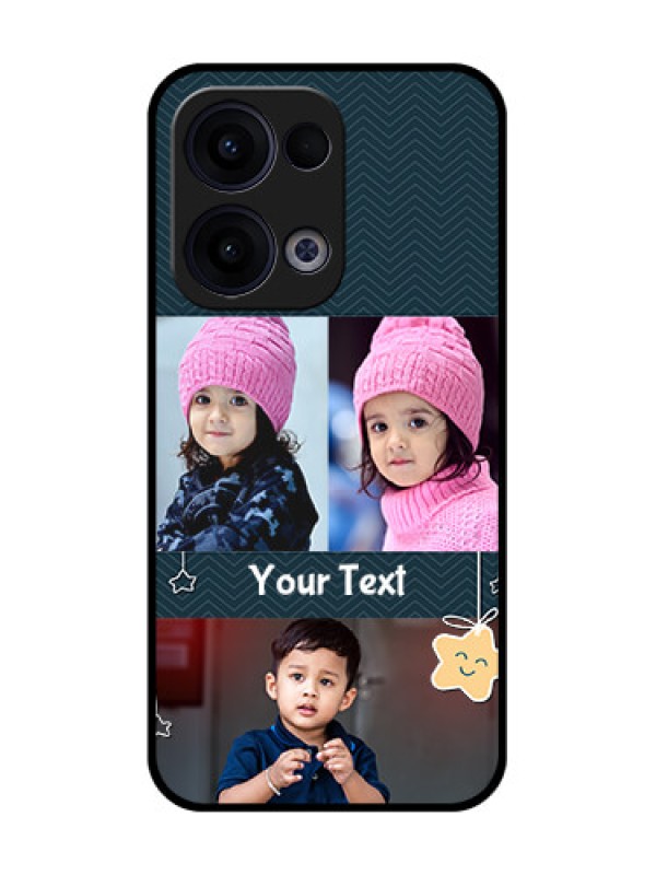 Custom Reno 13 5G Custom Glass Phone Case - Hanging Stars Design