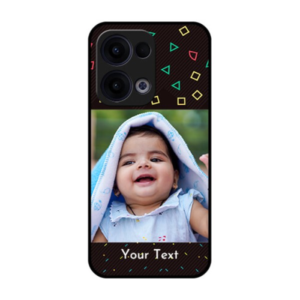 Reno 13 5G Custom Glass Phone Case - With Confetti Birthday Design Reno 13 5G Custom Glass Phone Case - With Confetti Birthday Design