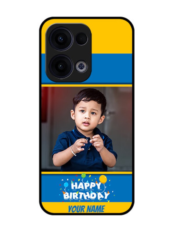 Custom Reno 13 5G Custom Glass Phone Case - Birthday Wishes Design