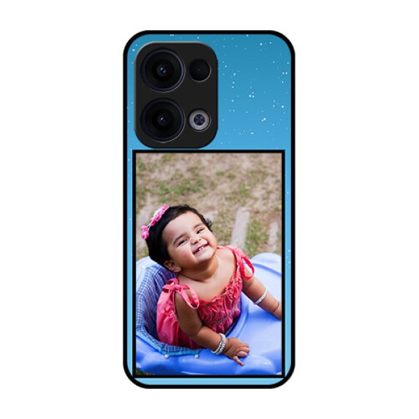 Reno 13 5G Custom Glass Phone Case - Wave Pattern Colorful Design