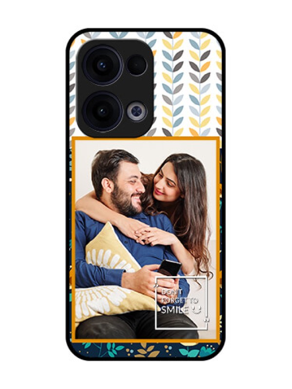 Custom Reno 13 5G Custom Glass Phone Case - Pattern Design