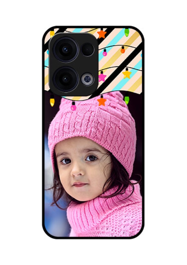 Reno 13 5G Custom Glass Phone Case - Lights Hanging Design