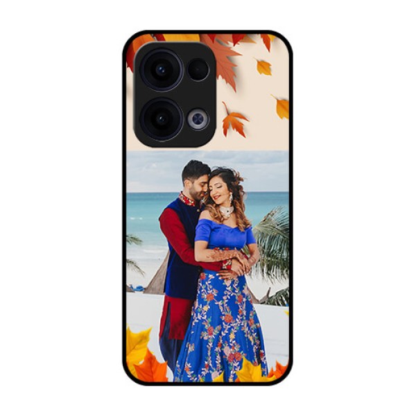 Reno 13 5G Custom Glass Phone Case - Autumn Maple Leaves Design Reno 13 5G Custom Glass Phone Case - Autumn Maple Leaves Design