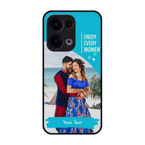 Reno 13 5G Custom Glass Phone Case - Happy Moment Design