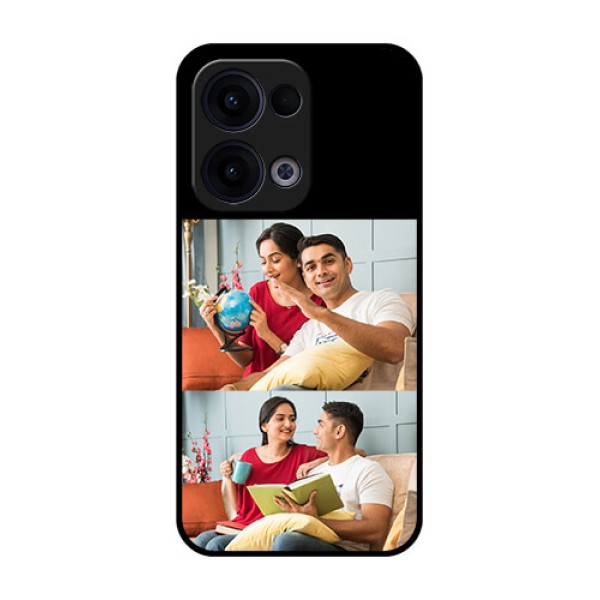 Reno 13 5G Custom Glass Phone Case - 2 Images Design