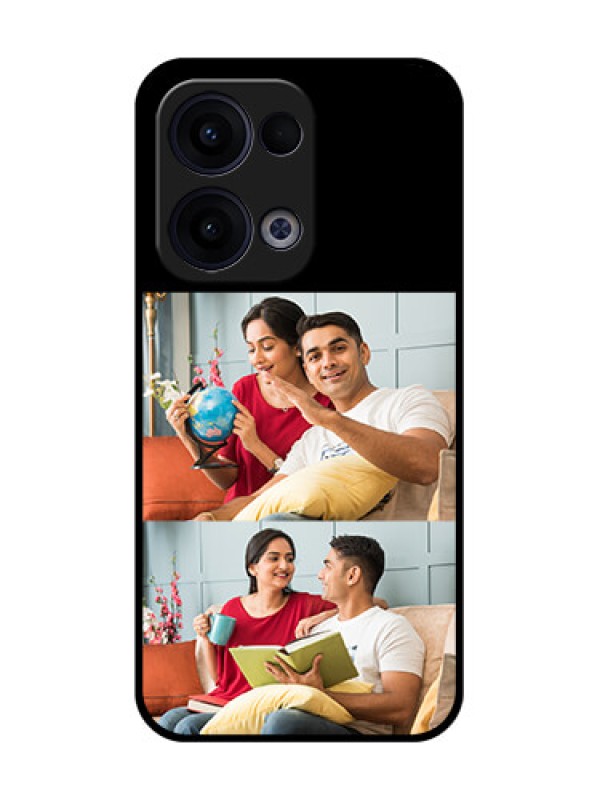 Custom Reno 13 5G Custom Glass Phone Case - 2 Images Design