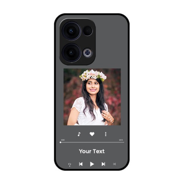 Reno 13 5G Custom Glass Phone Case - Play The Music Design
