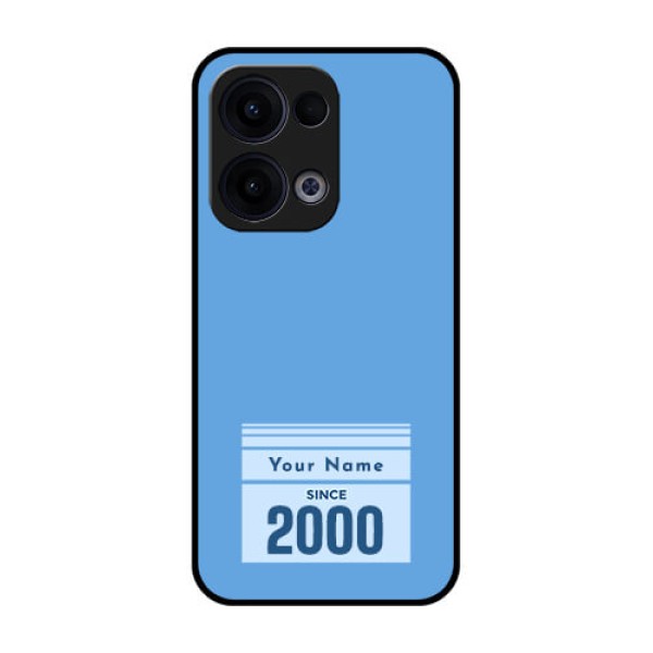 Reno 13 5G Custom Glass Phone Case - Custom Year Of Birth Design Reno 13 5G Custom Glass Phone Case - Custom Year Of Birth Design