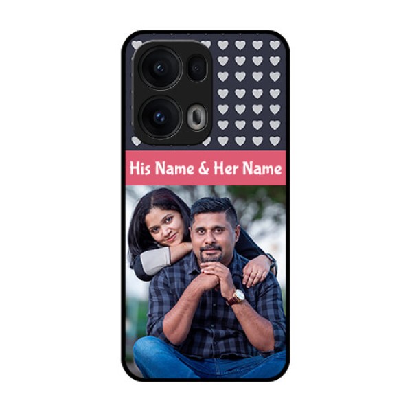 Reno 13 Pro 5G Custom Glass Phone CaseLove Symbols Design