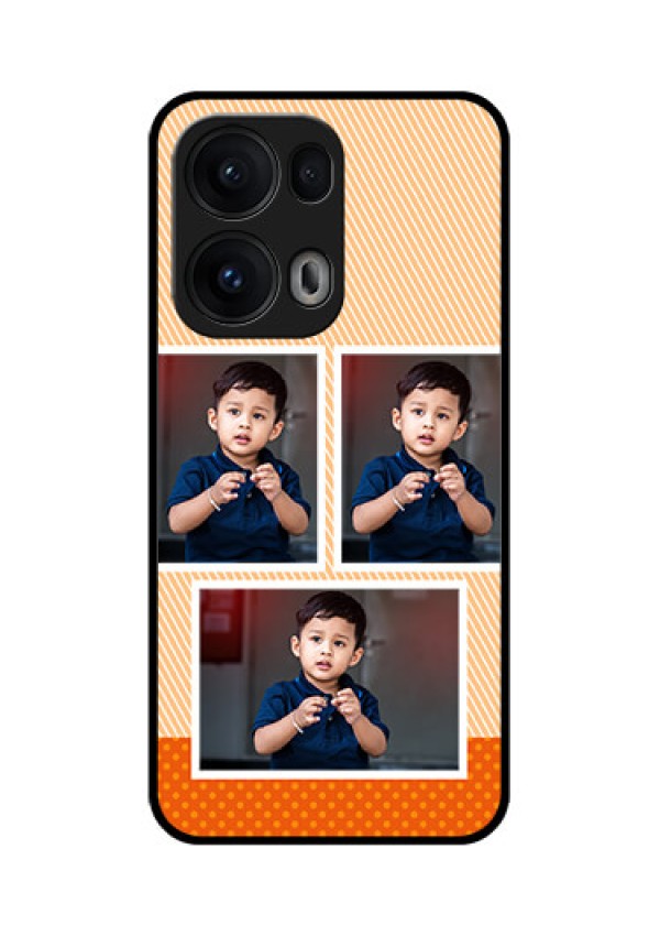 Reno 13 Pro 5G Custom Glass Phone CaseBulk Photos Upload Design