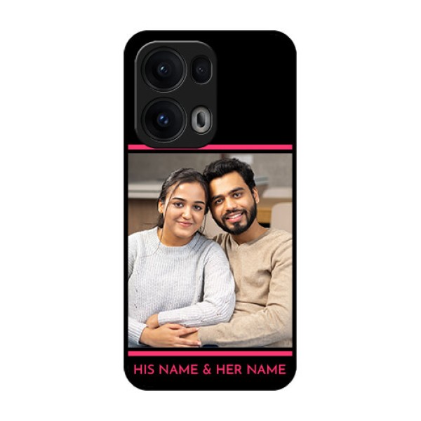 Reno 13 Pro 5G Custom Glass Phone CaseWith Add Text Design