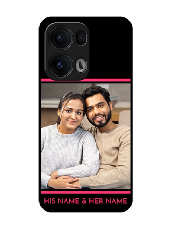 Custom Reno 13 Pro 5G Custom Glass Phone CaseWith Add Text Design