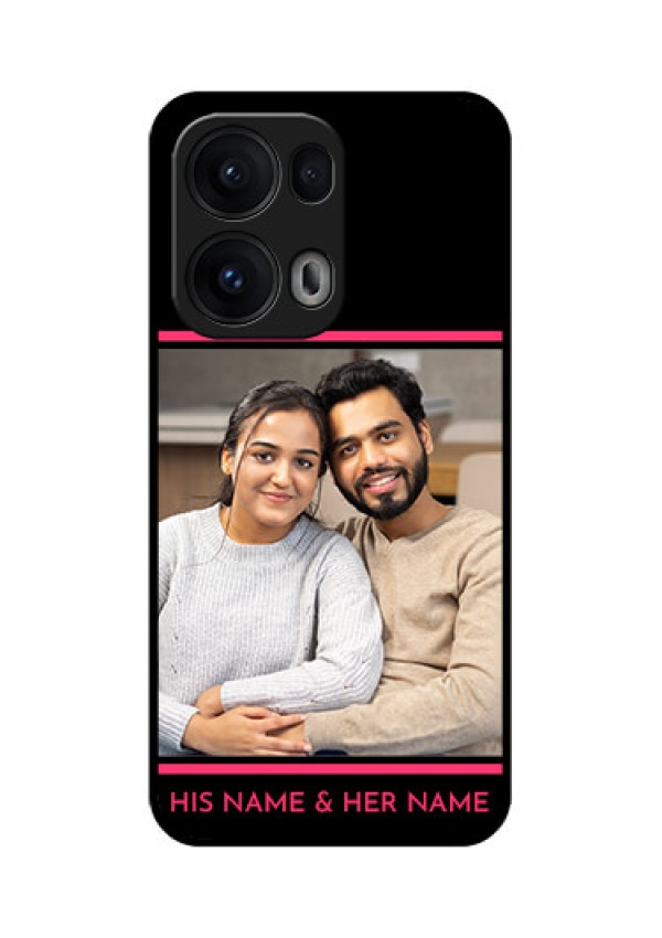 Reno 13 Pro 5G Custom Glass Phone CaseWith Add Text Design