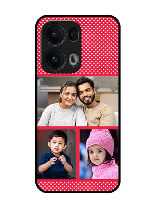 Custom Reno 13 Pro 5G Custom Glass Phone CaseBulk Photo Upload Design