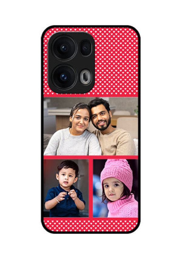 Reno 13 Pro 5G Custom Glass Phone CaseBulk Photo Upload Design