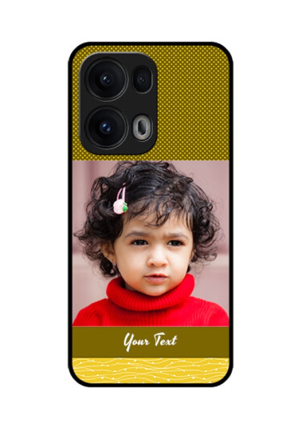 Reno 13 Pro 5G Custom Glass Phone CaseSimple Green Color Design