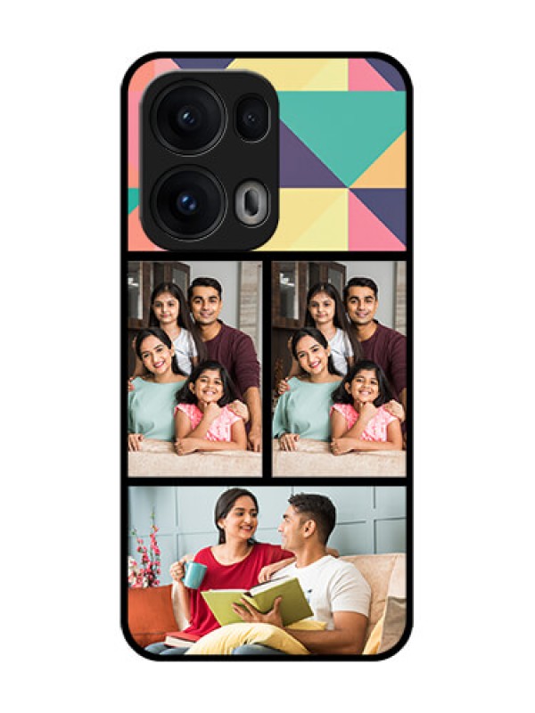 Custom Reno 13 Pro 5G Custom Glass Phone CaseBulk Pic Upload Design