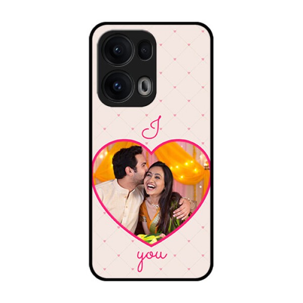 Reno 13 Pro 5G Custom Glass Phone CaseHeart Shape Design