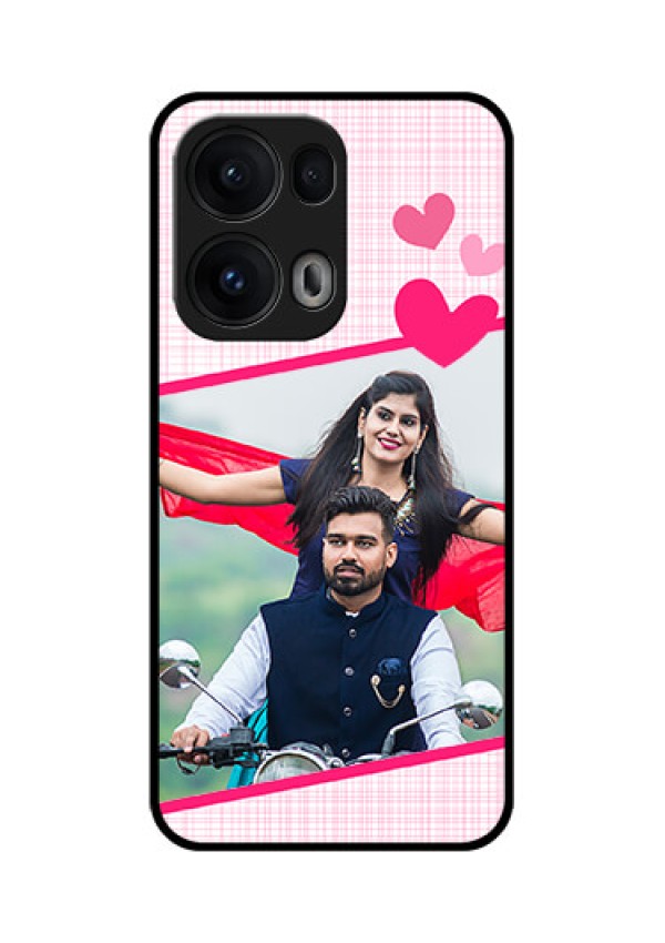 Reno 13 Pro 5G Custom Glass Phone CaseLove Shape Heart Design