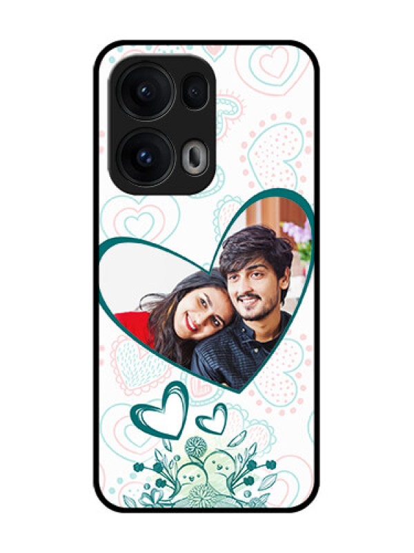 Custom Reno 13 Pro 5G Custom Glass Phone CasePremium Couple Design