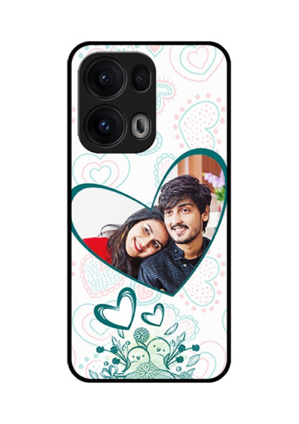 Reno 13 Pro 5G Custom Glass Phone CasePremium Couple Design