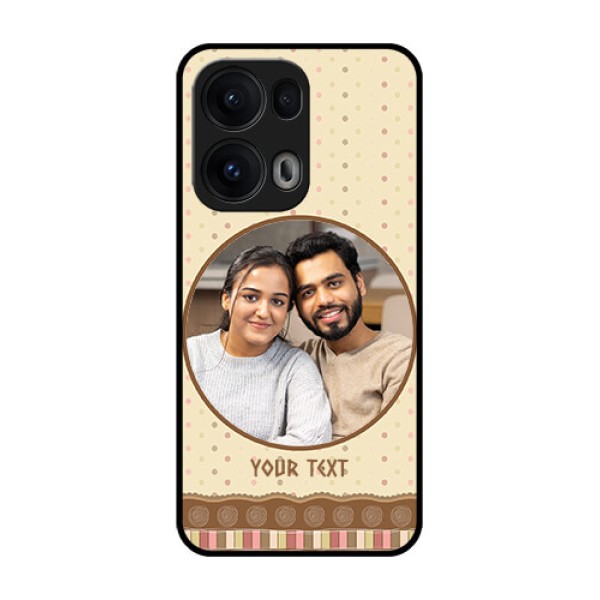 Reno 13 Pro 5G Custom Glass Phone CaseBrown Dotted Mobile Case Design Reno 13 Pro 5G Custom Glass Phone CaseBrown Dotted Mobile Case Design