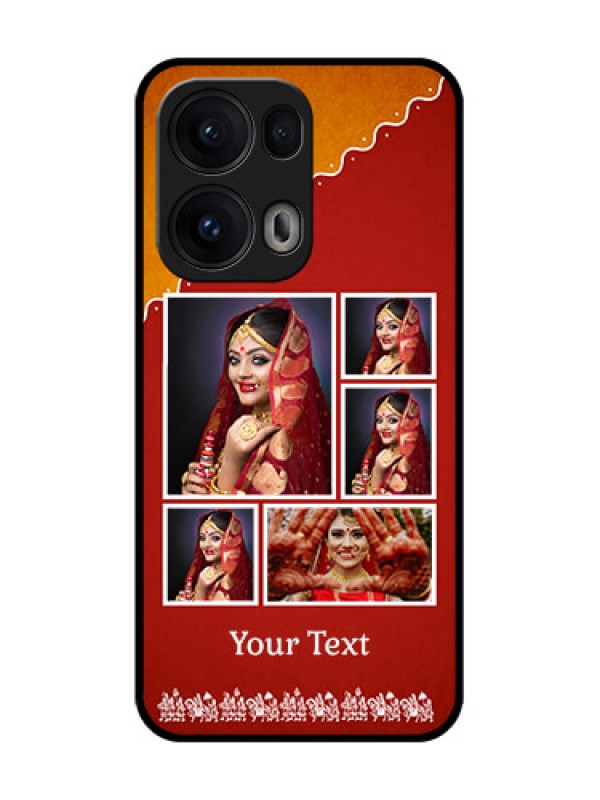 Custom Reno 13 Pro 5G Custom Glass Phone CaseWedding Pic Upload Design
