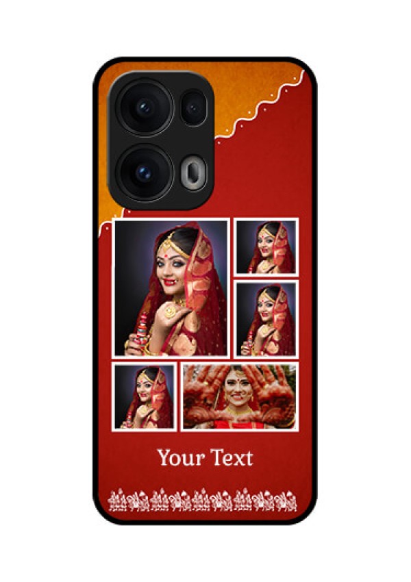 Reno 13 Pro 5G Custom Glass Phone CaseWedding Pic Upload Design