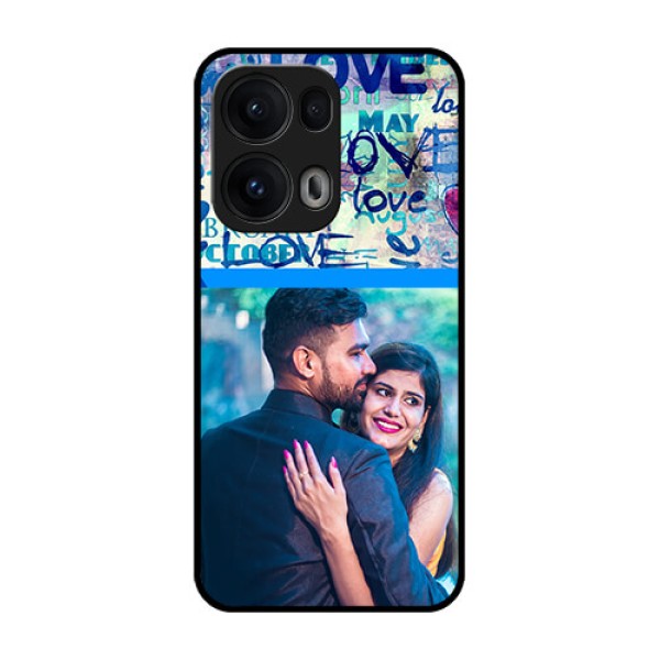 Reno 13 Pro 5G Custom Glass Phone CaseColorful Love Design