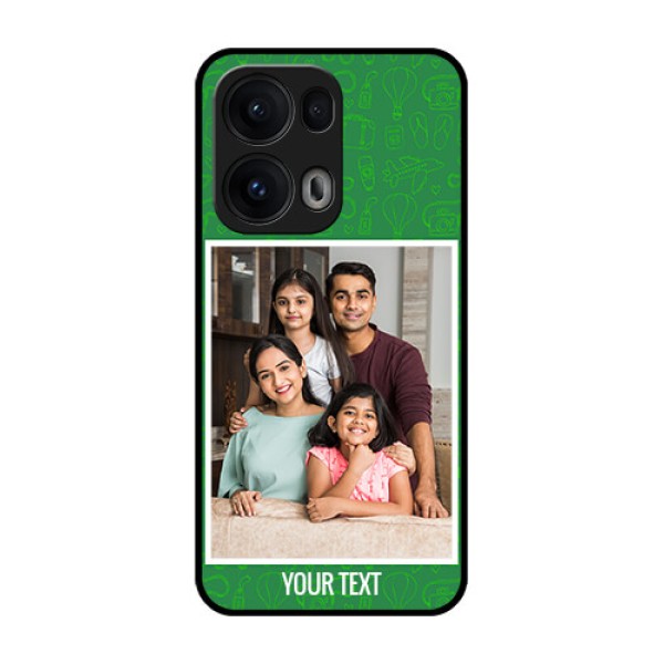 Reno 13 Pro 5G Custom Glass Phone CasePicture Upload Design