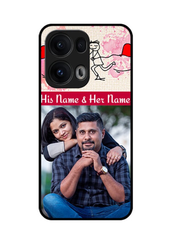 Reno 13 Pro 5G Custom Glass Phone CaseYou And Me Case Design