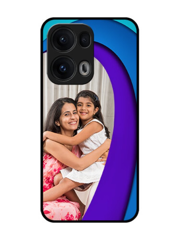 Custom Reno 13 Pro 5G Custom Glass Phone CaseSimple Pattern Design