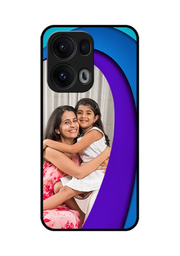 Reno 13 Pro 5G Custom Glass Phone CaseSimple Pattern Design