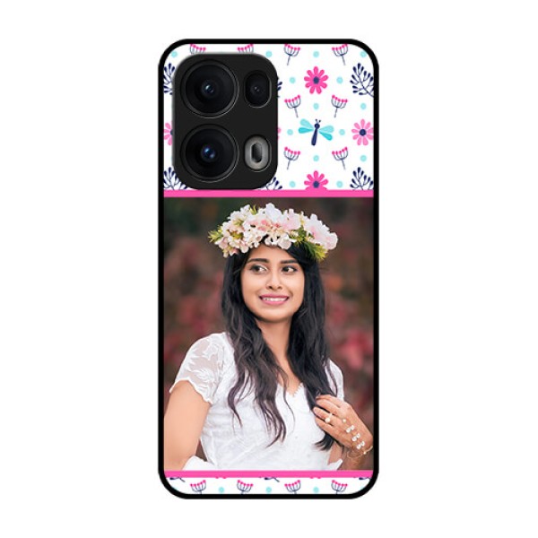 Reno 13 Pro 5G Custom Glass Phone CaseColorful Flower Design Reno 13 Pro 5G Custom Glass Phone CaseColorful Flower Design