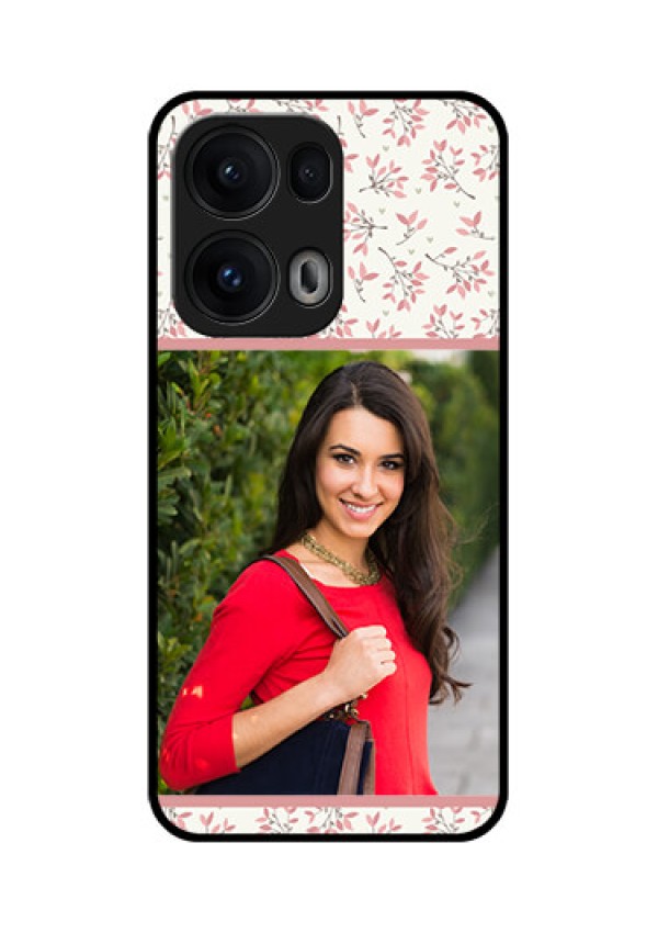 Reno 13 Pro 5G Custom Glass Phone CaseStunning Floral Design